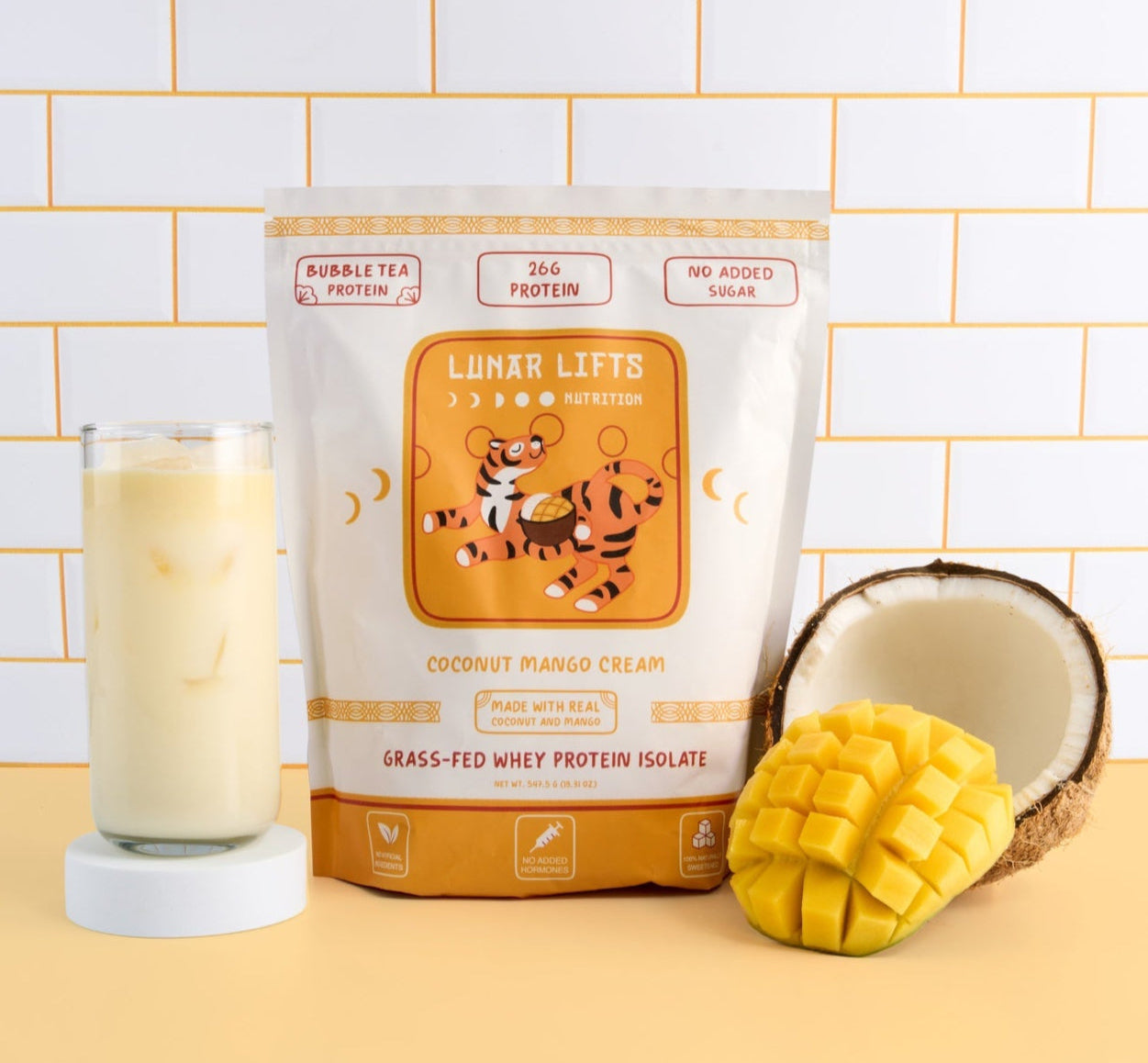 coconut mango cream whey protein