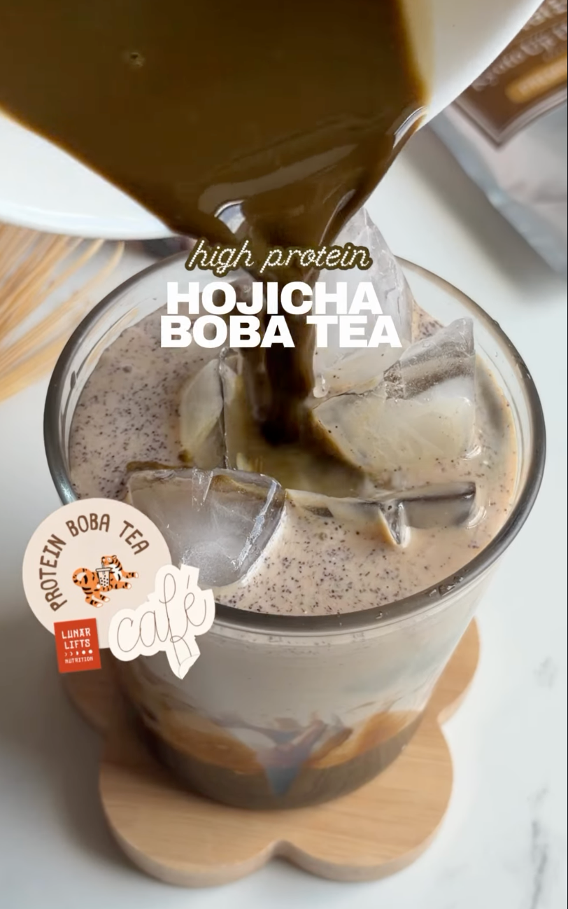Hojicha Boba Tea