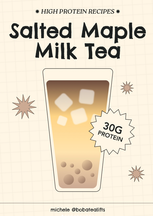 Salted Maple Milk Tea