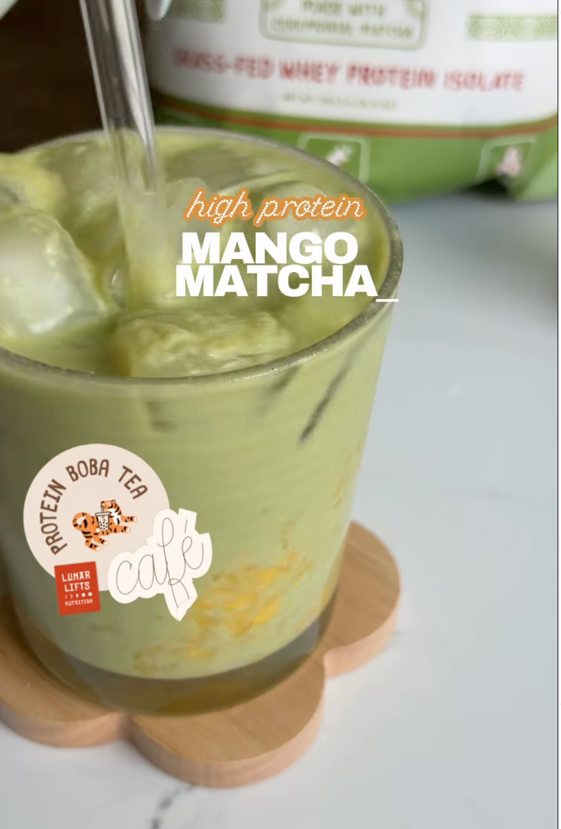 Mango Matcha Latte