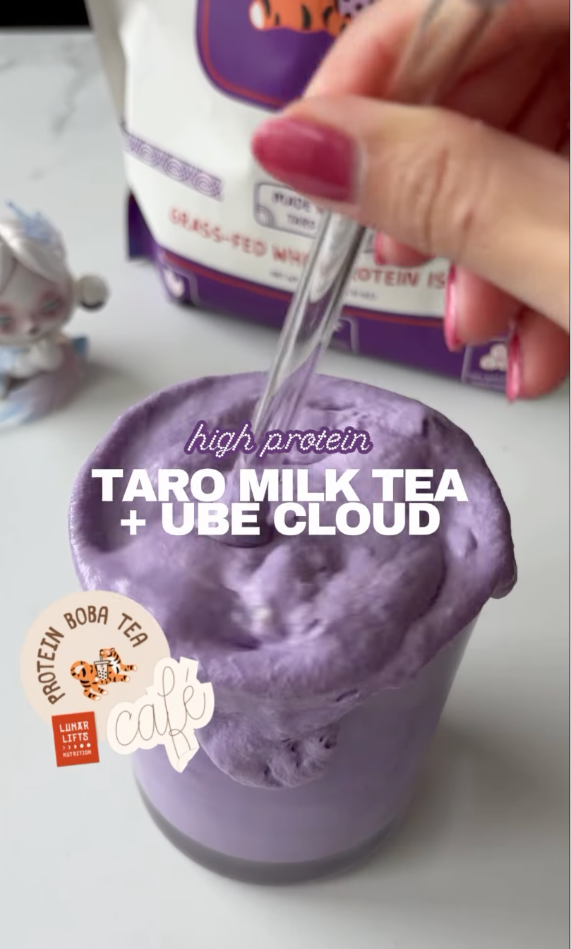 Taro Milk Tea + Ube Cloud