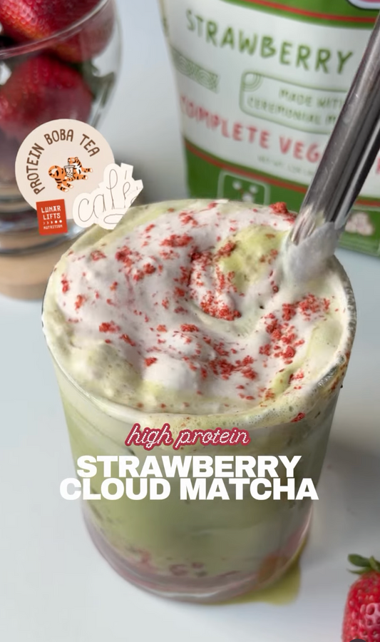 Strawberry Matcha + Strawberry Cloud