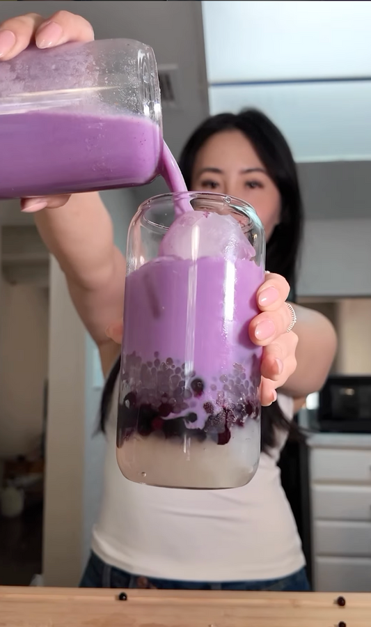 Blueberry Ube Sago