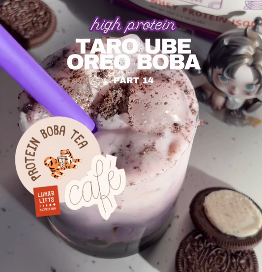 Taro Ube Oreo Boba