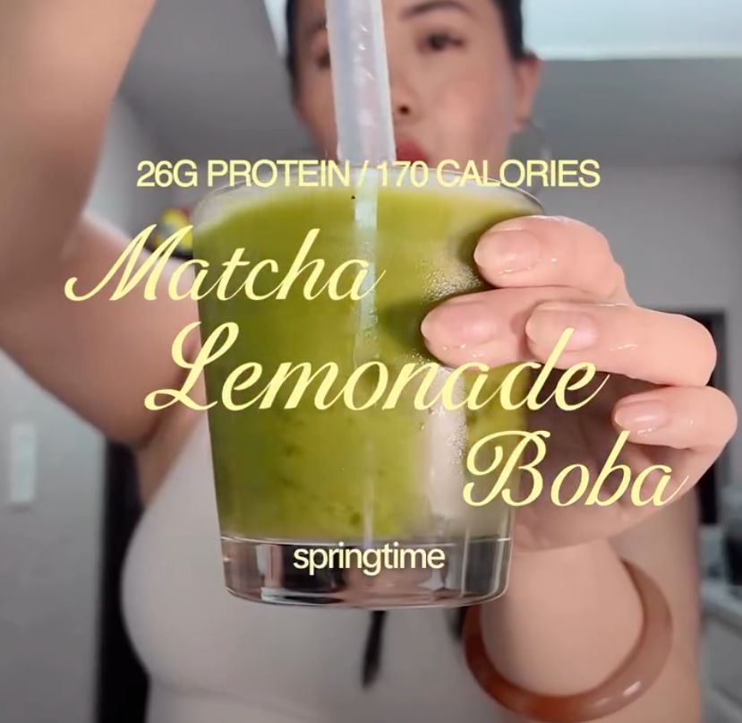 Matcha Lemonade Boba