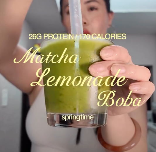 Matcha Lemonade Boba