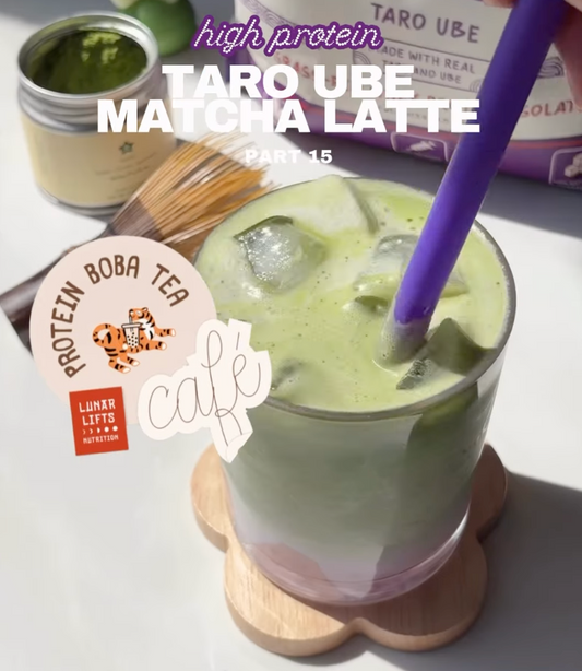 Taro Ube Matcha Latte
