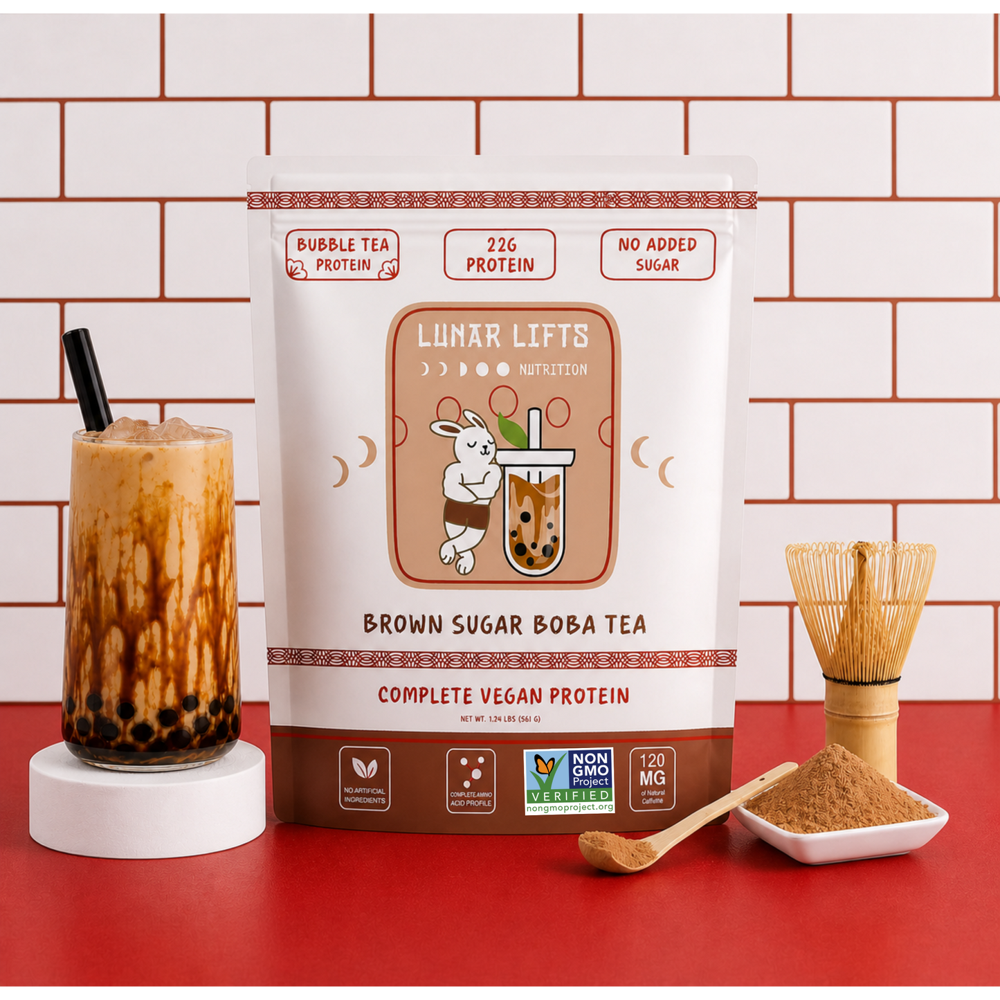 Brown Sugar Boba Tea - Vegan