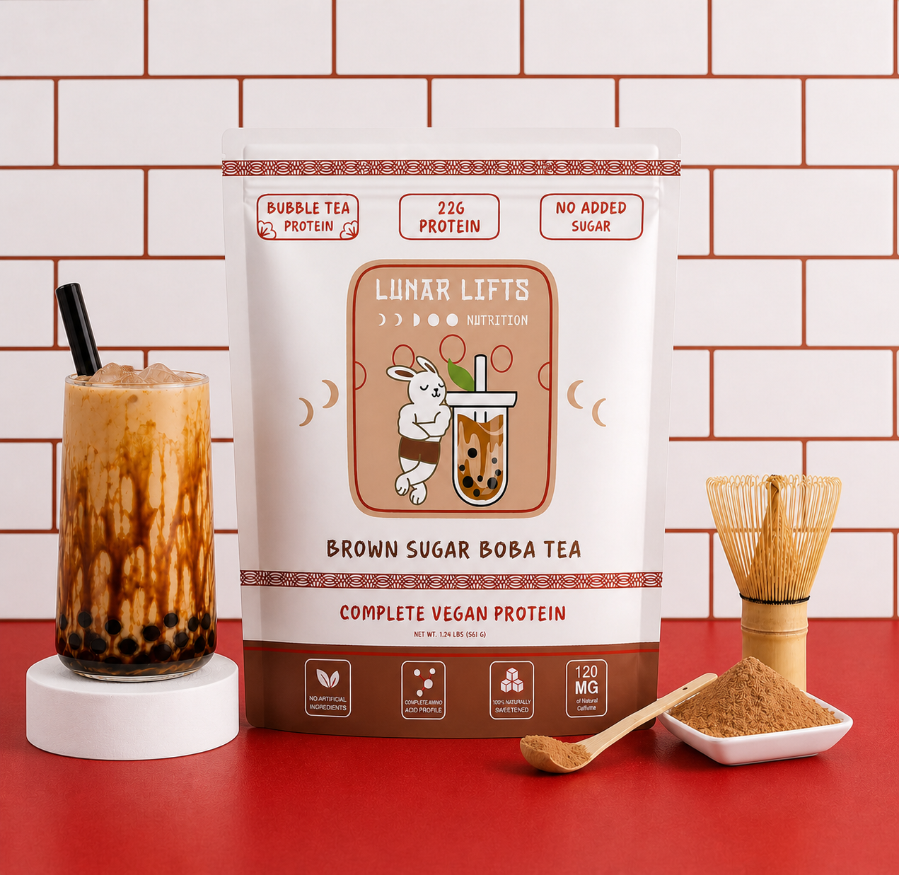 Brown Sugar Boba Tea - Vegan