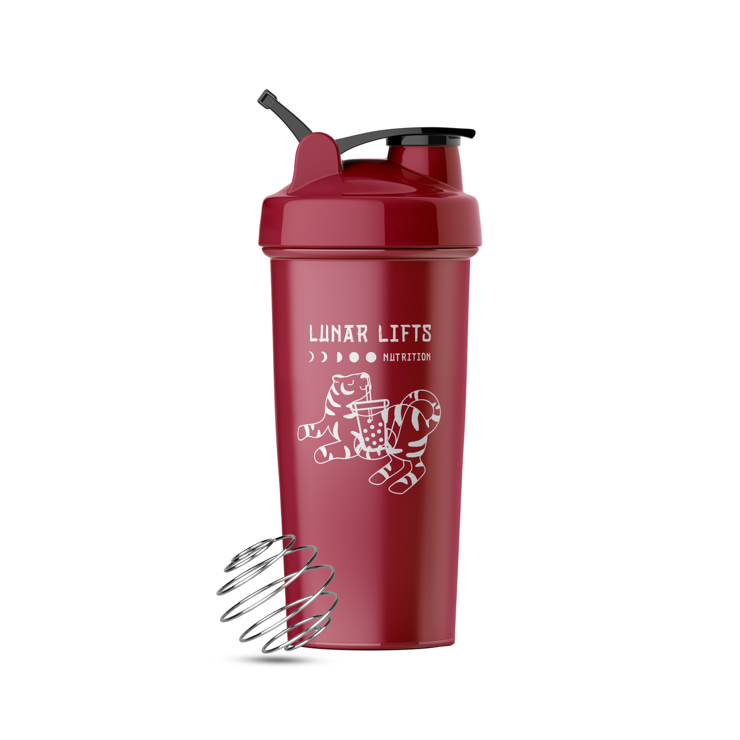 Shaker Bottle | 20 oz | Red/Black