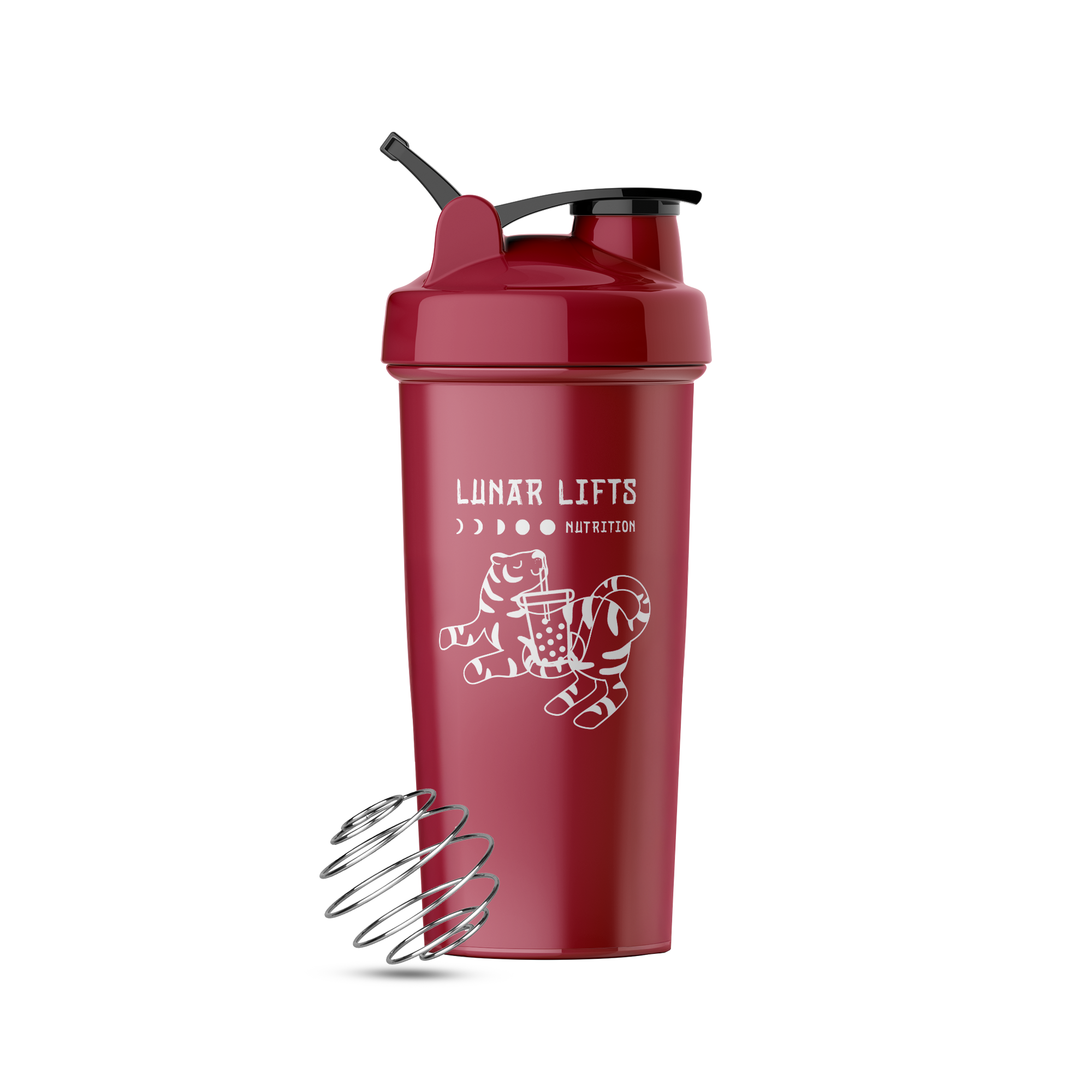 Shaker Bottle | 20 oz | Red/Black