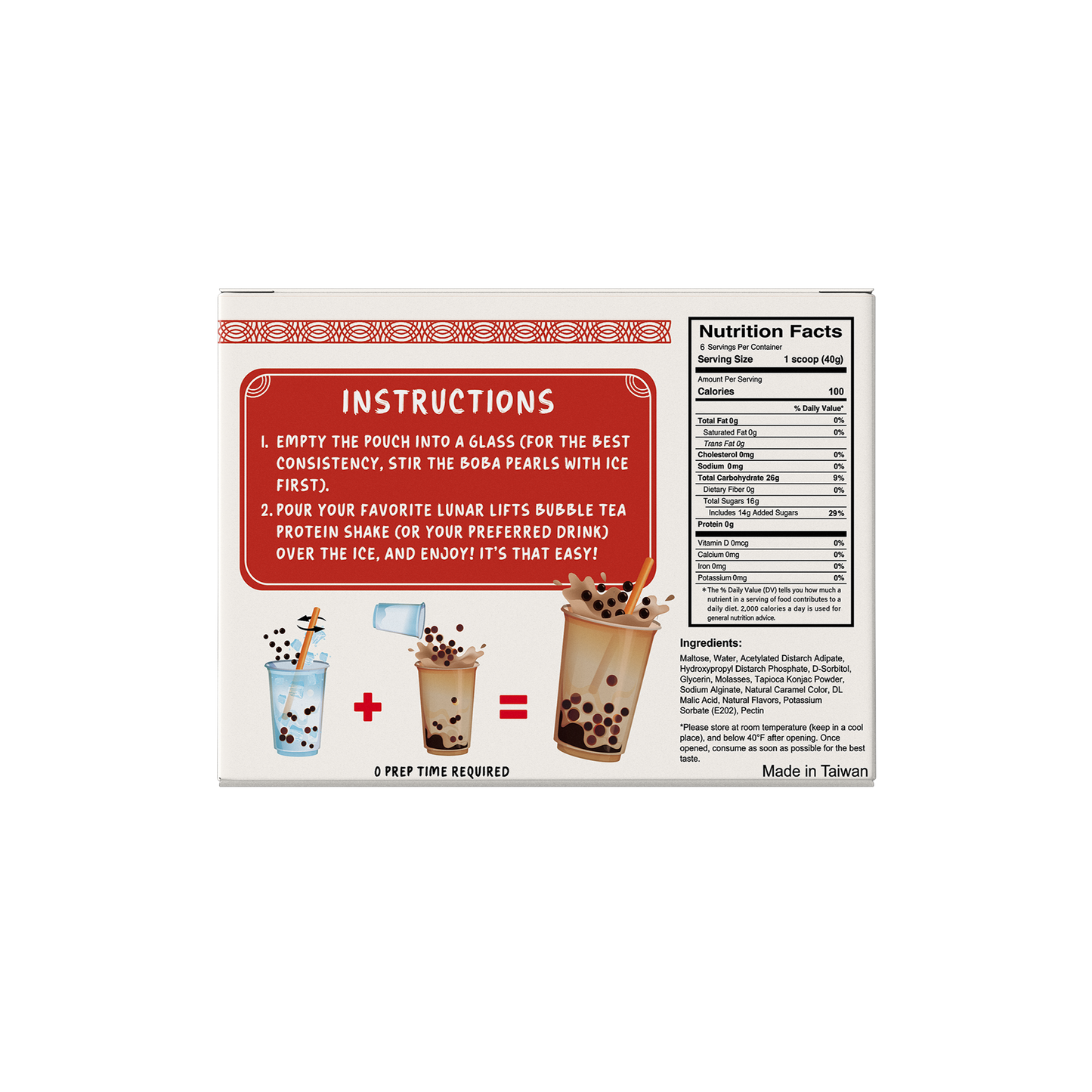 Instant Brown Sugar Boba