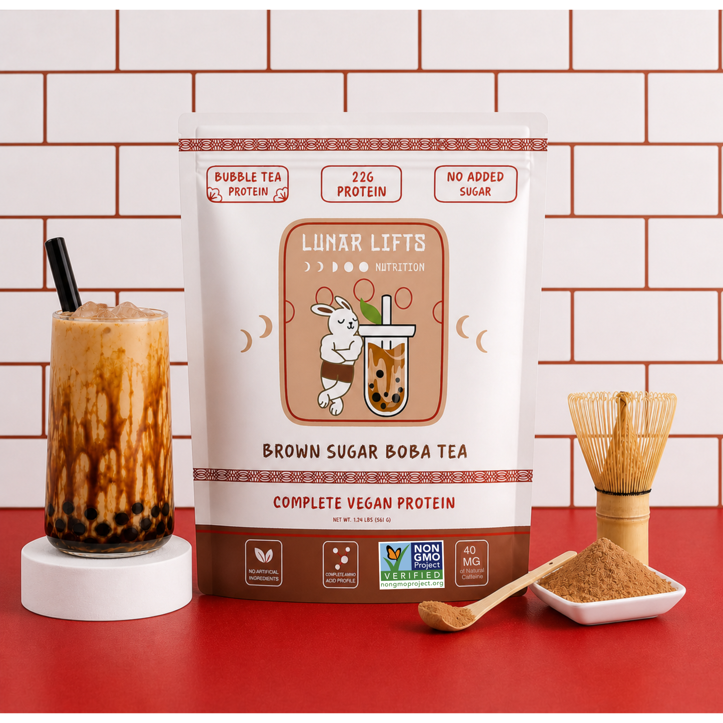 Brown Sugar Boba Tea - Vegan